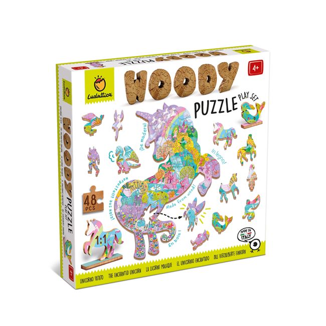 Woody puzzle  El unicornio encantado