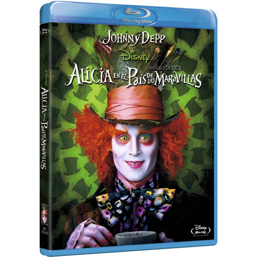 ALICIA EN EL PAIS DE LAS MARAVILLAS  Tim Burton Blu ray