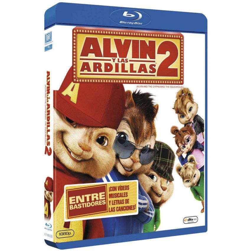 ALVIN Y LAS ARDILLAS 2 Blu ray