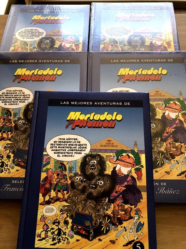 Las aventuras de Mortadelo y Filemón  5 tomos Seleccion Ibáñez