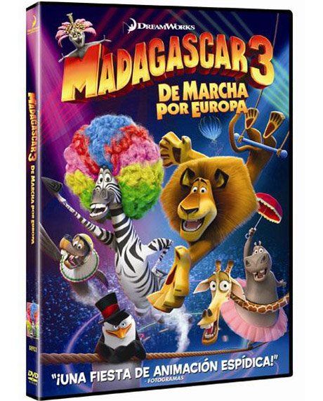 MADAGASCAR 3 -De marcha por Europa Dvd