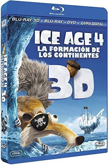 ICE AGE 4:La formación de los continentes Bluray 3D Combo