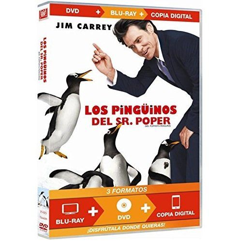 Los Pingüinos del Sr. Pooper - DVD + BD + Copia Original