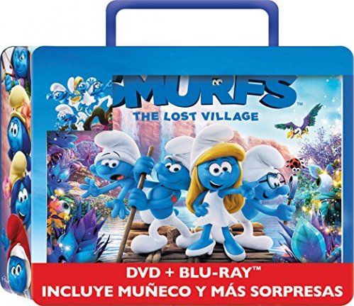 Los pitufos 2 Combo (Dvd+Bluray) + Figuras