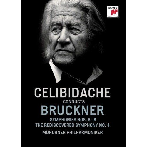 SERGIU CELIBIDACHE   SERGIU CELIBIDACHE CONDUCTS BRUCKNER   3 DVDs + 2CDs