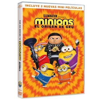 Minions 2: el origen de Gru DVD Minions 2: el origen de Gru DVD